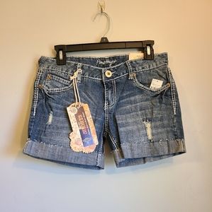 Amethyst Low Rise Jean Shorts